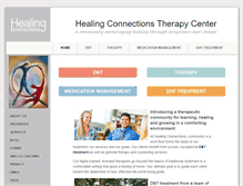 Tablet Screenshot of healingconnectionsonline.com